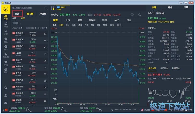 添加自选股教程