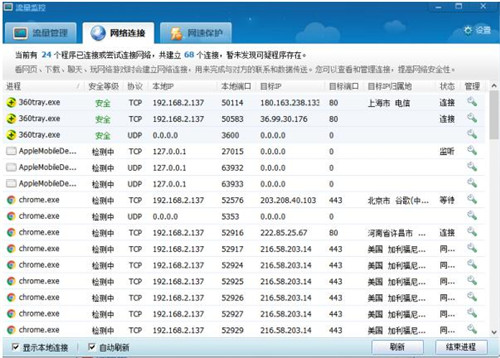 360流量监控器独立版下载安装使用教程