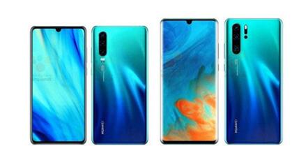 图：华为P30和Pro的对比