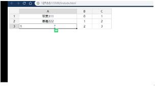 图：jExcel是一个原生javascript插件