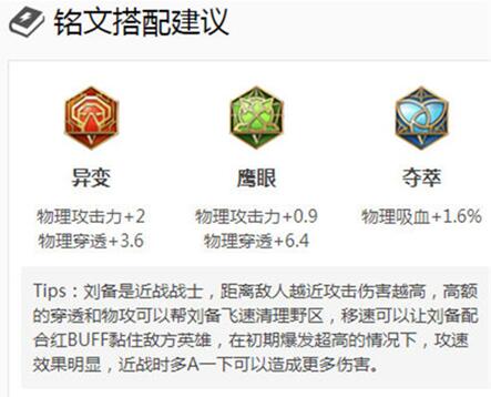 图：王者荣耀刘备攻略