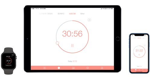 图：Befocused Pro 番茄工作法 支持「跨 Apple 平台」