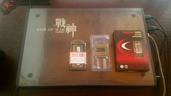 图：神舟战神K650D笔记本电脑更换CPU步骤详解