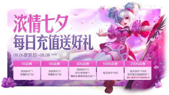 图：王者荣耀：情人节上新装备敷衍