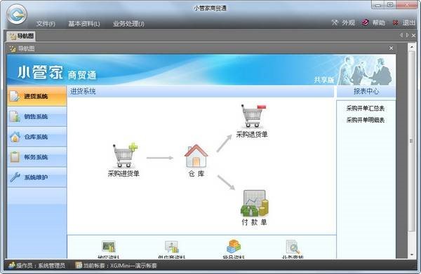 小管家进销存管理系统安装方法