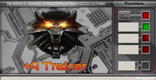 巫师2：加强版四项修改器功能介绍