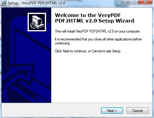 VeryPDF PDF2HTML功能特点安装教学