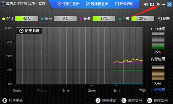 魔方温度监测使用介绍