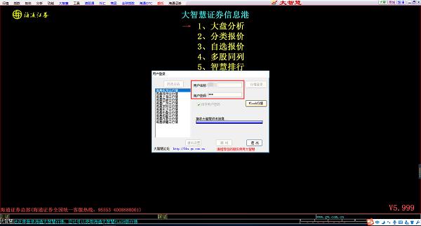 海通证券大智慧股票分析软件
