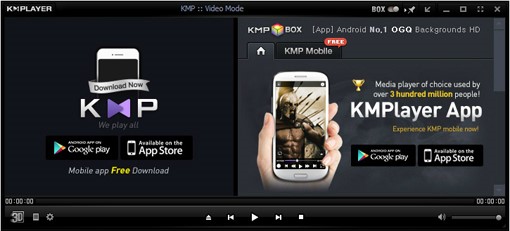 专业级KMPlayer播放器 拥有先进的高清解码播放技术