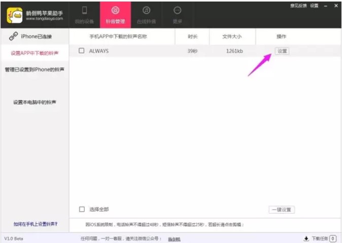 苹果设备管理软件 躺倒鸭苹果助手下载使用