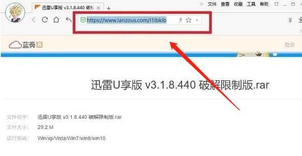 下载lanzous蓝奏解析工具显示真实地址