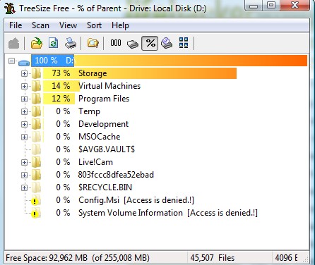 硬盘空间管理器软件TreeSize Free使用教程