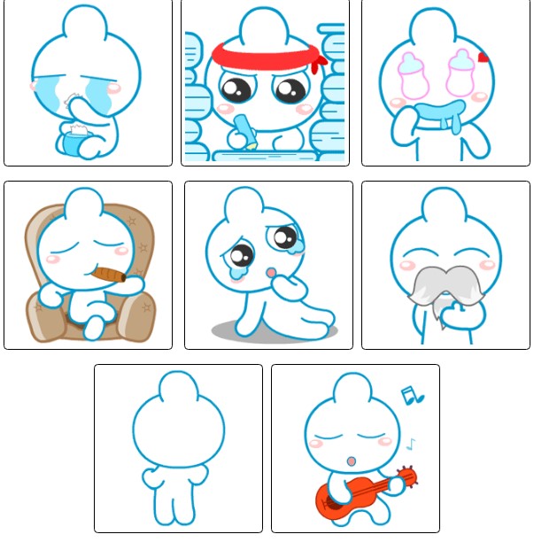 奶瓶仔系列表情包介绍