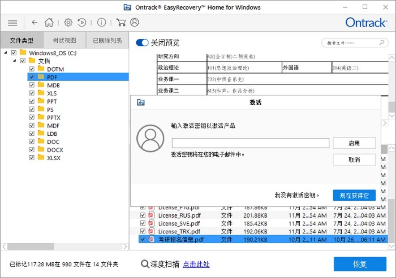 EasyRecovery恢复电脑文档的详细教程