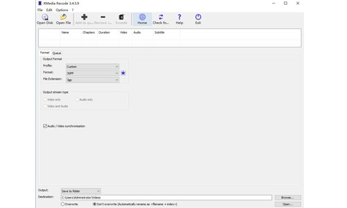 XMedia Recode安装使用方法