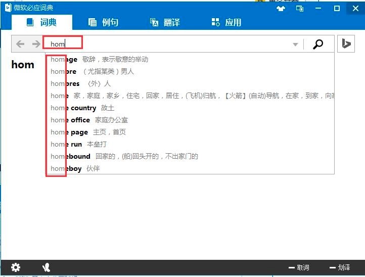 必应词典电脑版的常见使用技巧