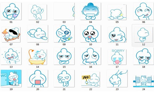 奶瓶仔QQ表情包使用介绍