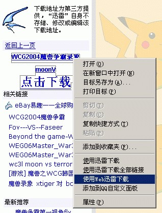 网页迅雷下载软件简介