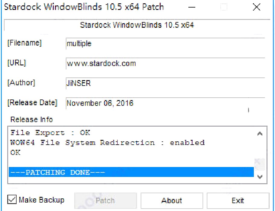 Windowblinds安装破解教程