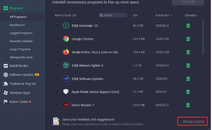 IObit Uninstaller系统卸载工具应用程序卸载图文教程