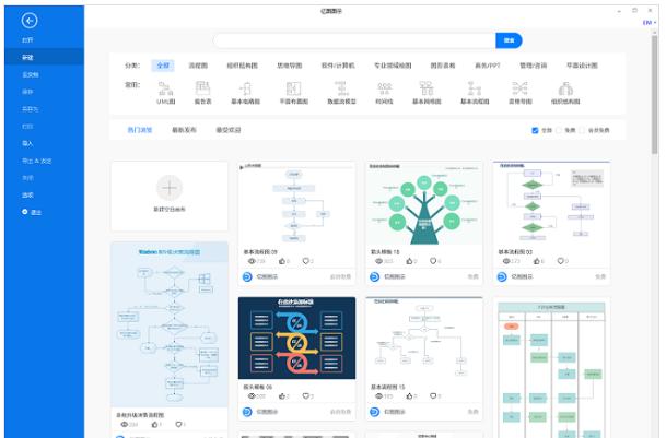亿图图示官方下载特色介绍和使用语言更换教学