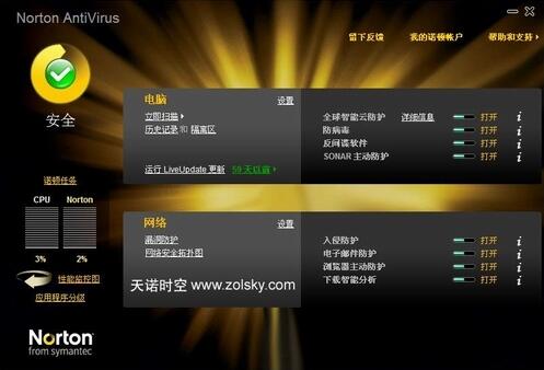 诺顿杀毒同类型软件对比