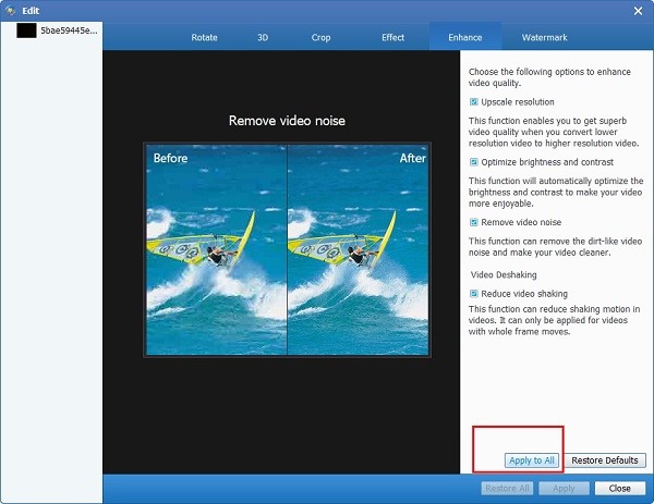 Tipard Video Enhancer视频增强编辑软件下载使用教学