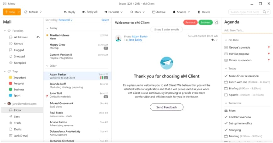 eM Client官方下载使用常见问题解答
