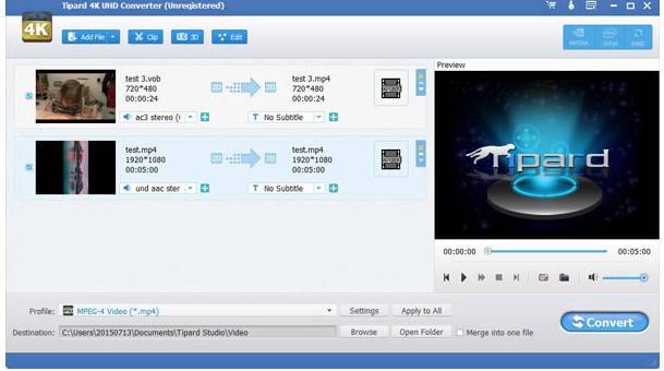 Tipard 4K UHD Converter视频转换图文教学