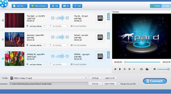 Tipard 4K UHD Converter视频转换图文教学