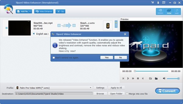 Tipard Video Enhancer最新版功能特点和使用帮助