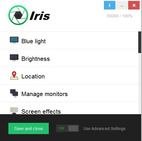 Iris Pro蓝光过滤工具功能特点介绍和使用帮助