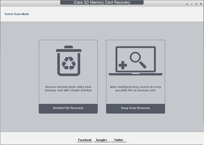 图：iCareSDMemoryCardRecovery