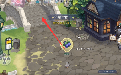 图：《奥比岛手游》藏宝屋位置