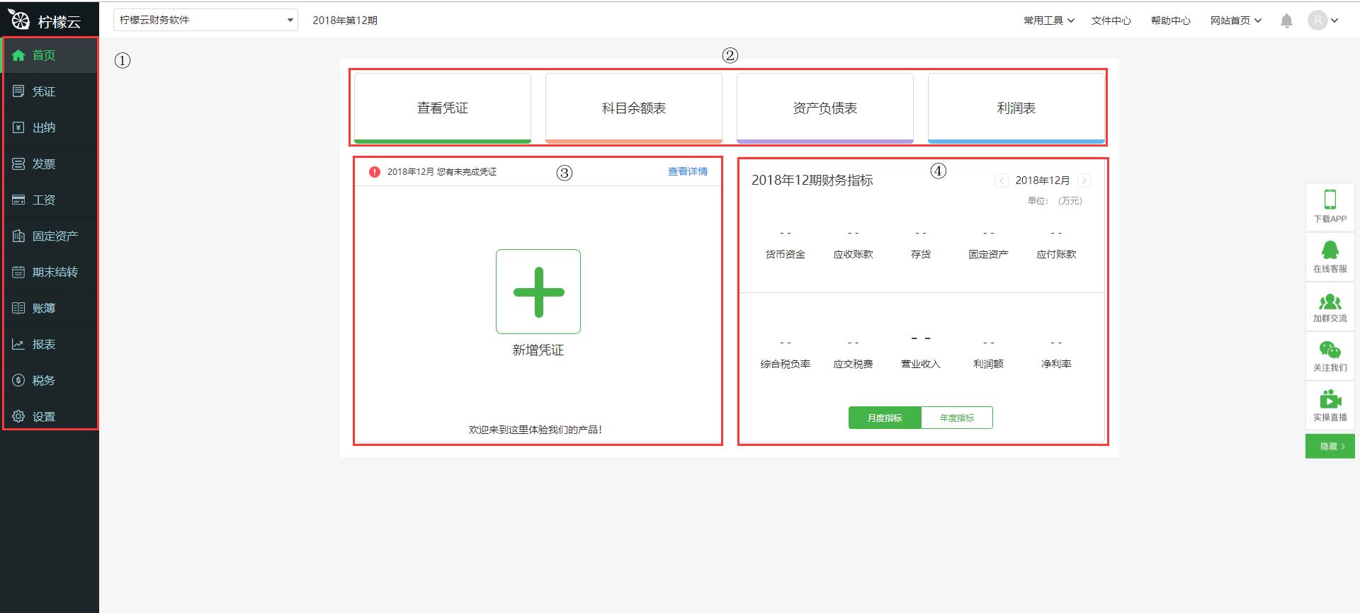 图：柠檬云财税常见问题