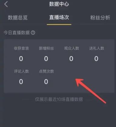 图：抖音直播数据如何查看 抖音直播数据查看教程